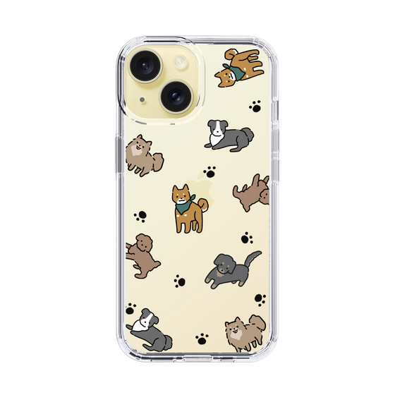 Slim Protection Case［ Original - CASEPLAY Dog All-over Pattern - color ］