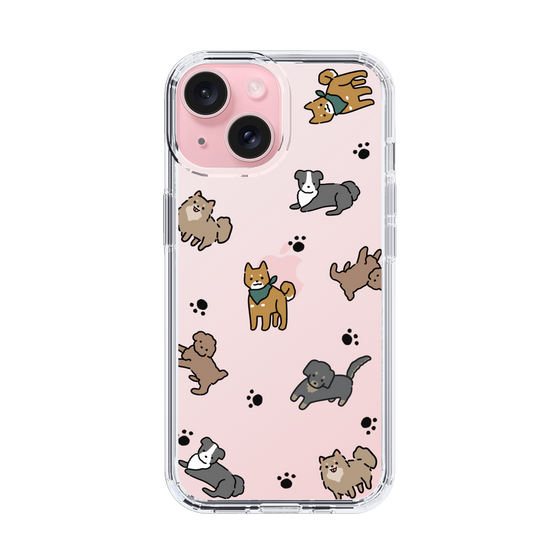 Slim Protection Case［ Original - CASEPLAY Dog All-over Pattern - color ］
