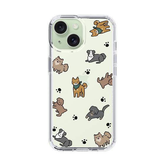 Slim Protection Case［ Original - CASEPLAY Dog All-over Pattern - color ］