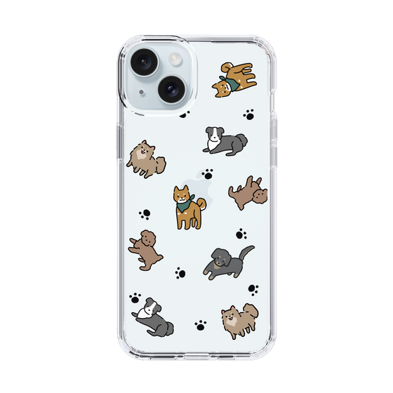 Slim Protection Case［ Original - CASEPLAY Dog All-over Pattern - color ］