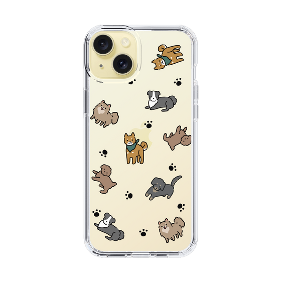 Slim Protection Case［ Original - CASEPLAY Dog All-over Pattern - color ］