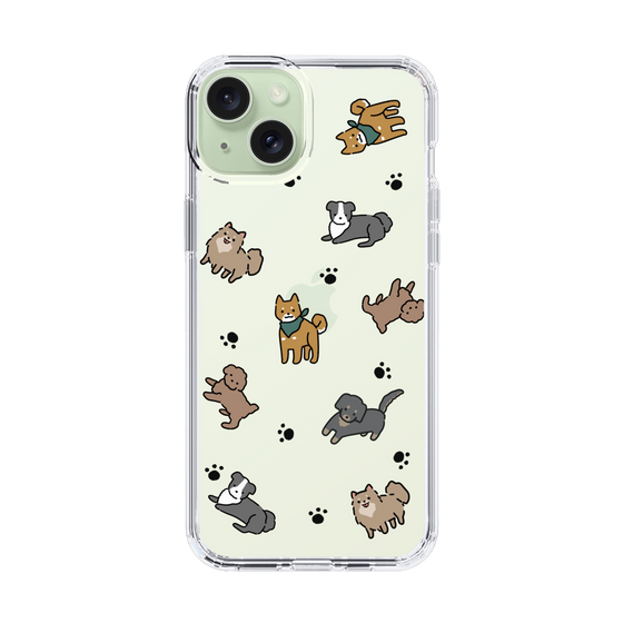 Slim Protection Case［ Original - CASEPLAY Dog All-over Pattern - color ］