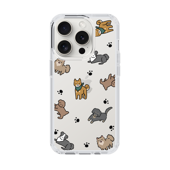 Slim Protection Case［ Original - CASEPLAY Dog All-over Pattern - color ］