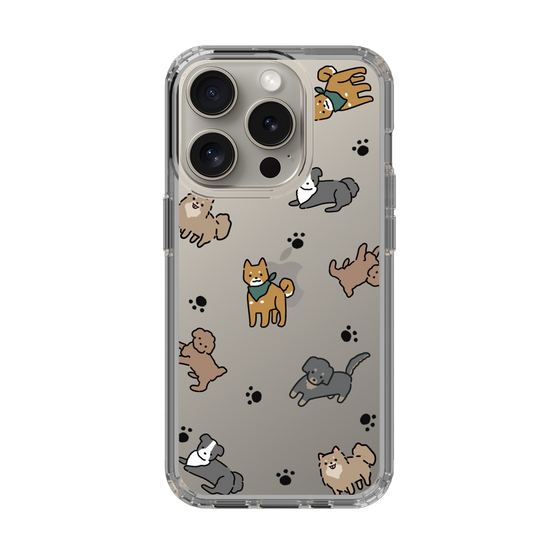 Slim Protection Case［ Original - CASEPLAY Dog All-over Pattern - color ］
