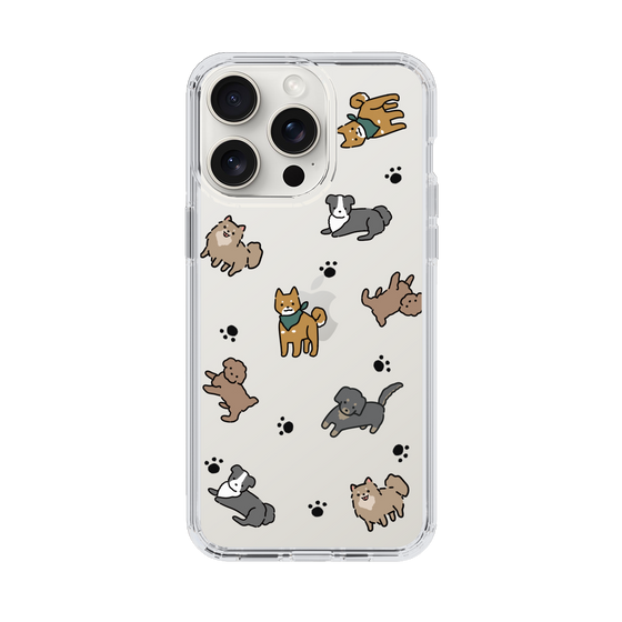 Slim Protection Case［ Original - CASEPLAY Dog All-over Pattern - color ］