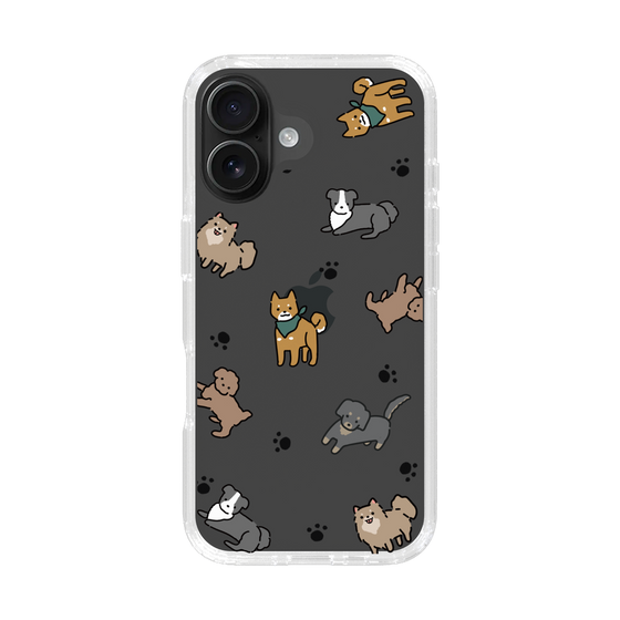 Slim Protection Case［ Original - CASEPLAY Dog All-over Pattern - color ］