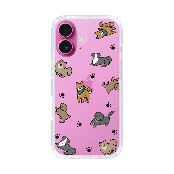 Slim Protection Case［ Original - CASEPLAY Dog All-over Pattern - color ］