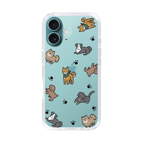 Slim Protection Case［ Original - CASEPLAY Dog All-over Pattern - color ］