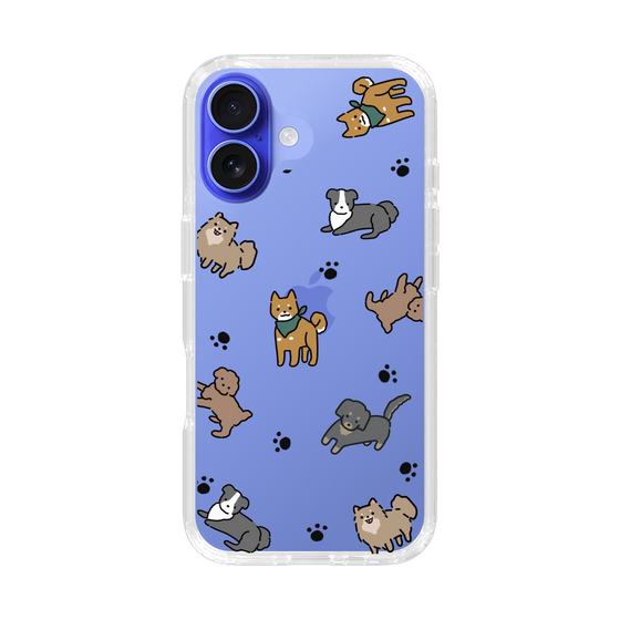 Slim Protection Case［ Original - CASEPLAY Dog All-over Pattern - color ］