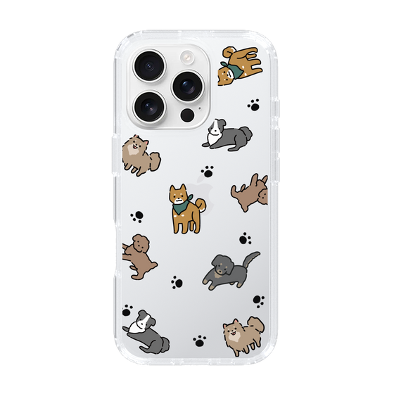 Slim Protection Case［ Original - CASEPLAY Dog All-over Pattern - color ］