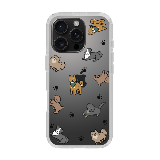 Slim Protection Case［ Original - CASEPLAY Dog All-over Pattern - color ］
