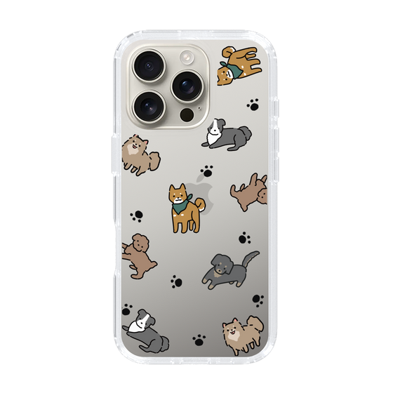Slim Protection Case［ Original - CASEPLAY Dog All-over Pattern - color ］