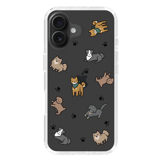 Slim Protection Case［ Original - CASEPLAY Dog All-over Pattern - color ］