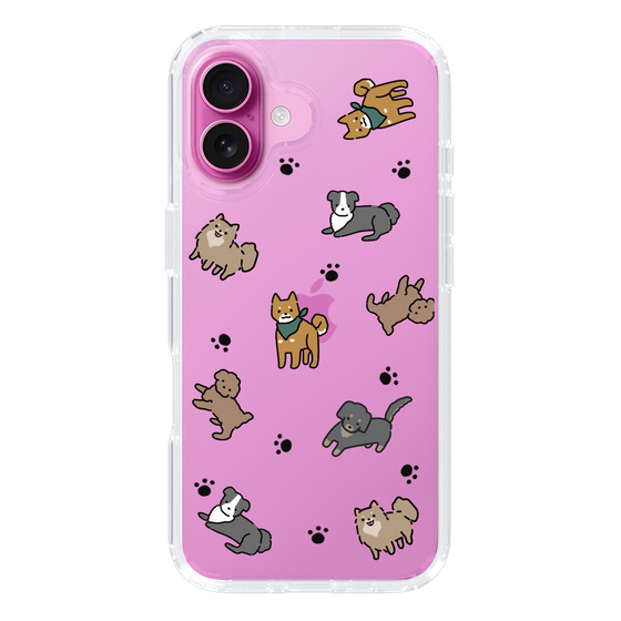 Slim Protection Case［ Original - CASEPLAY Dog All-over Pattern - color ］