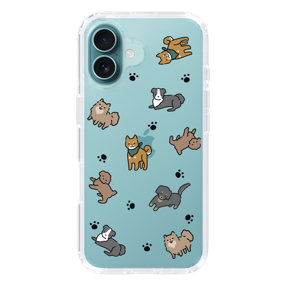 Slim Protection Case［ Original - CASEPLAY Dog All-over Pattern - color ］