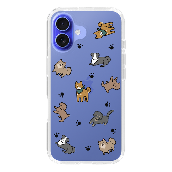 Slim Protection Case［ Original - CASEPLAY Dog All-over Pattern - color ］