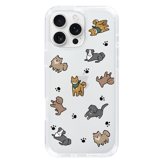 Slim Protection Case［ Original - CASEPLAY Dog All-over Pattern - color ］