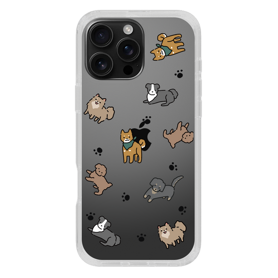 Slim Protection Case［ Original - CASEPLAY Dog All-over Pattern - color ］