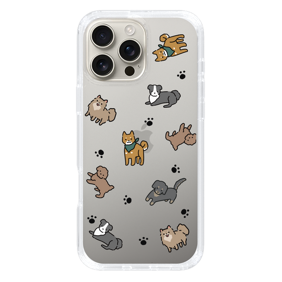 Slim Protection Case［ Original - CASEPLAY Dog All-over Pattern - color ］