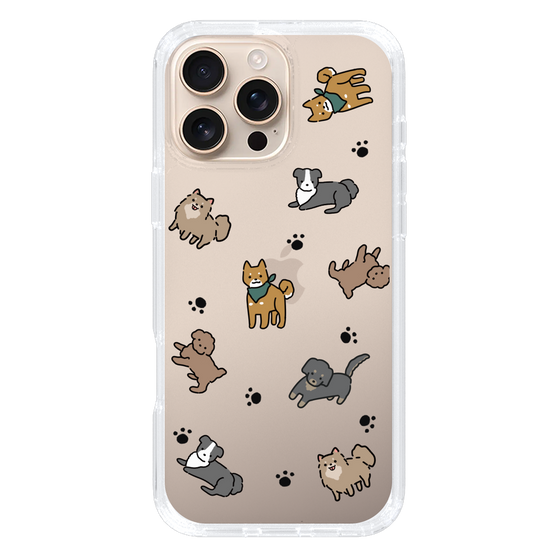 Slim Protection Case［ Original - CASEPLAY Dog All-over Pattern - color ］
