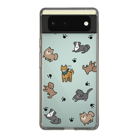 Slim Protection Case［ Original - CASEPLAY Dog All-over Pattern - color ］