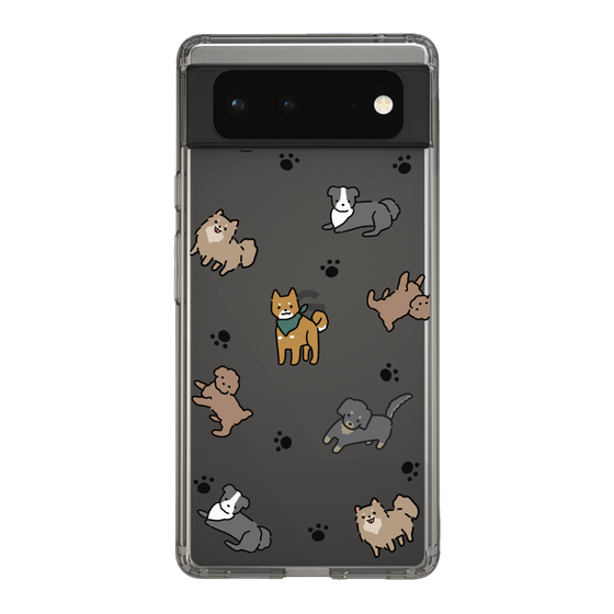 Slim Protection Case［ Original - CASEPLAY Dog All-over Pattern - color ］