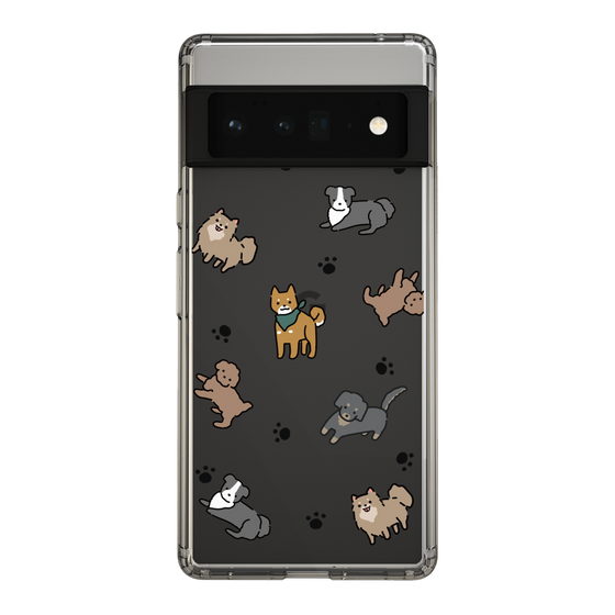 Slim Protection Case［ Original - CASEPLAY Dog All-over Pattern - color ］