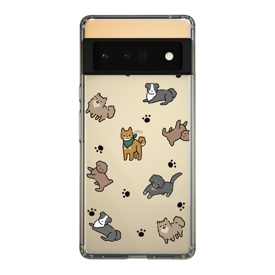 Slim Protection Case［ Original - CASEPLAY Dog All-over Pattern - color ］