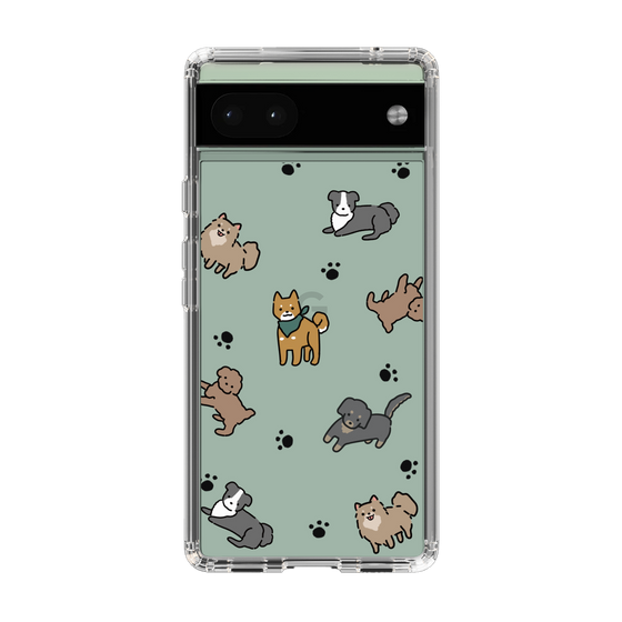 Slim Protection Case［ Original - CASEPLAY Dog All-over Pattern - color ］