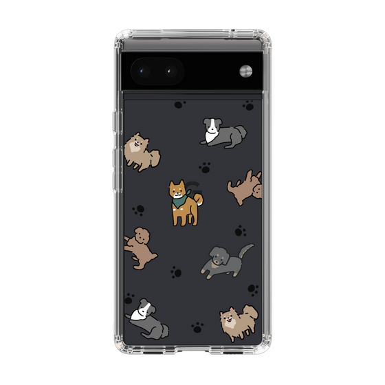 Slim Protection Case［ Original - CASEPLAY Dog All-over Pattern - color ］