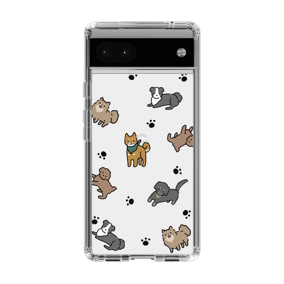 Slim Protection Case［ Original - CASEPLAY Dog All-over Pattern - color ］