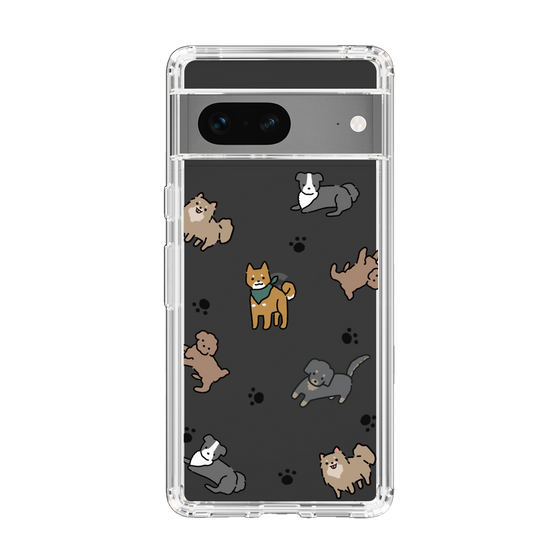 Slim Protection Case［ Original - CASEPLAY Dog All-over Pattern - color ］