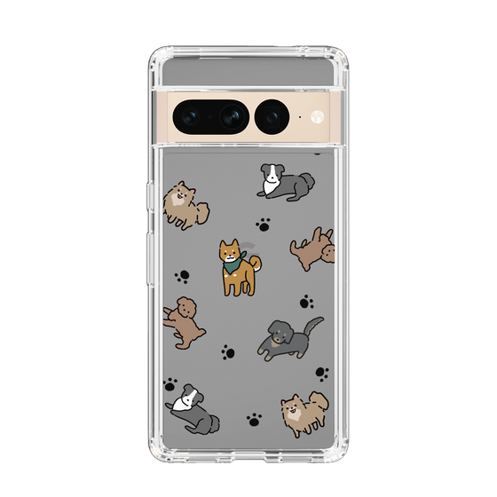 Slim Protection Case［ Original - CASEPLAY Dog All-over Pattern - color ］