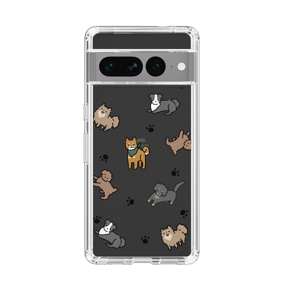 Slim Protection Case［ Original - CASEPLAY Dog All-over Pattern - color ］