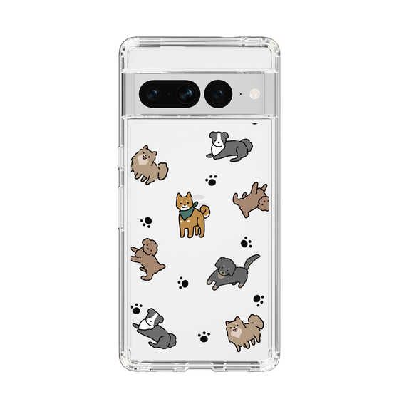 Slim Protection Case［ Original - CASEPLAY Dog All-over Pattern - color ］
