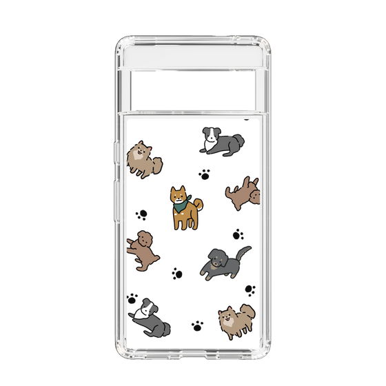 Slim Protection Case［ Original - CASEPLAY Dog All-over Pattern - color ］