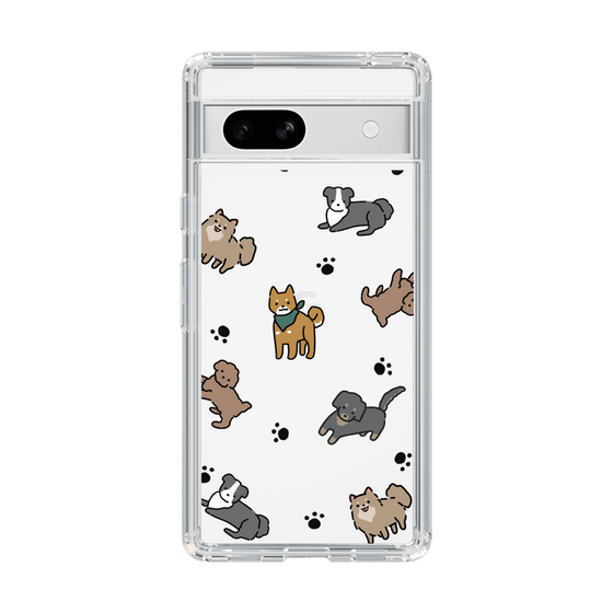 Slim Protection Case［ Original - CASEPLAY Dog All-over Pattern - color ］
