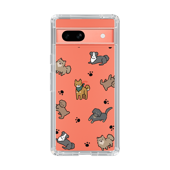 Slim Protection Case［ Original - CASEPLAY Dog All-over Pattern - color ］