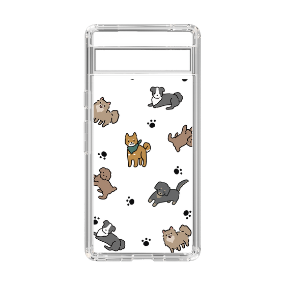 Slim Protection Case［ Original - CASEPLAY Dog All-over Pattern - color ］