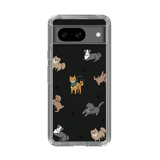 Slim Protection Case［ Original - CASEPLAY Dog All-over Pattern - color ］