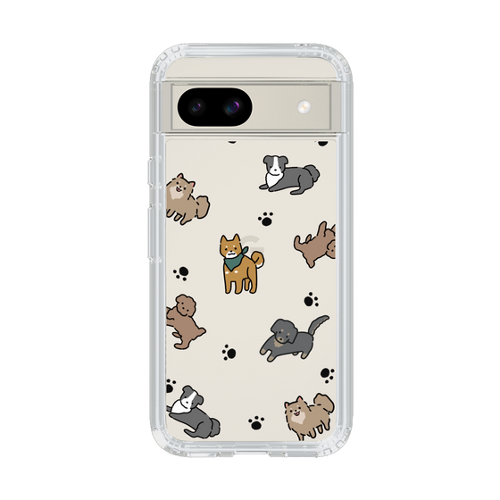 Slim Protection Case［ Original - CASEPLAY Dog All-over Pattern - color ］