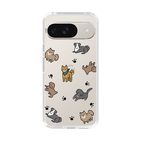 Slim Protection Case［ Original - CASEPLAY Dog All-over Pattern - color ］