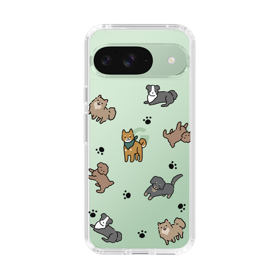 Slim Protection Case［ Original - CASEPLAY Dog All-over Pattern - color ］