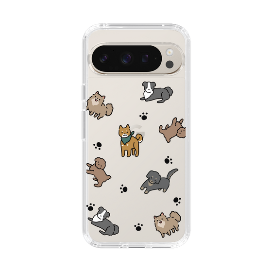 Slim Protection Case［ Original - CASEPLAY Dog All-over Pattern - color ］