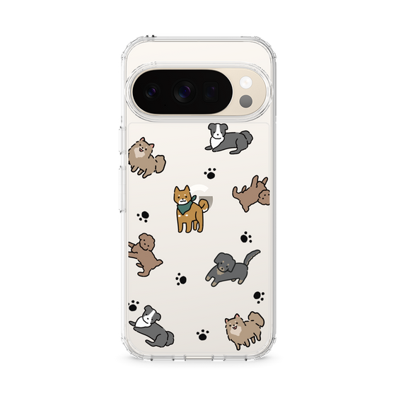 Slim Protection Case［ Original - CASEPLAY Dog All-over Pattern - color ］