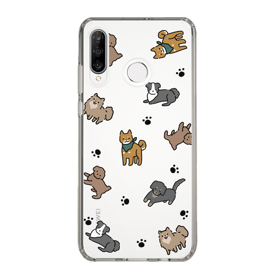 Slim Protection Case［ Original - CASEPLAY Dog All-over Pattern - color ］