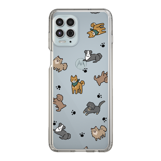 Slim Protection Case［ Original - CASEPLAY Dog All-over Pattern - color ］