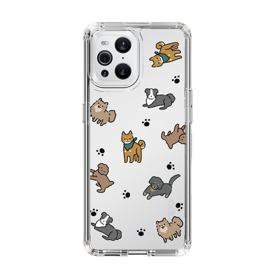 Slim Protection Case［ Original - CASEPLAY Dog All-over Pattern - color ］