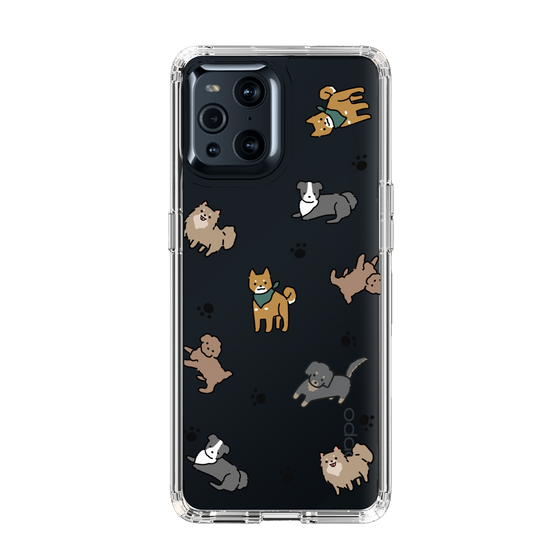 Slim Protection Case［ Original - CASEPLAY Dog All-over Pattern - color ］