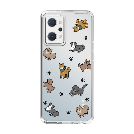 Slim Protection Case［ Original - CASEPLAY Dog All-over Pattern - color ］